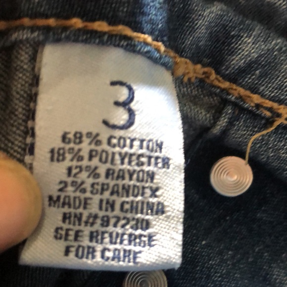 Almost Famous women’s denim high waisted sailor shorts - Picture 3 of 3